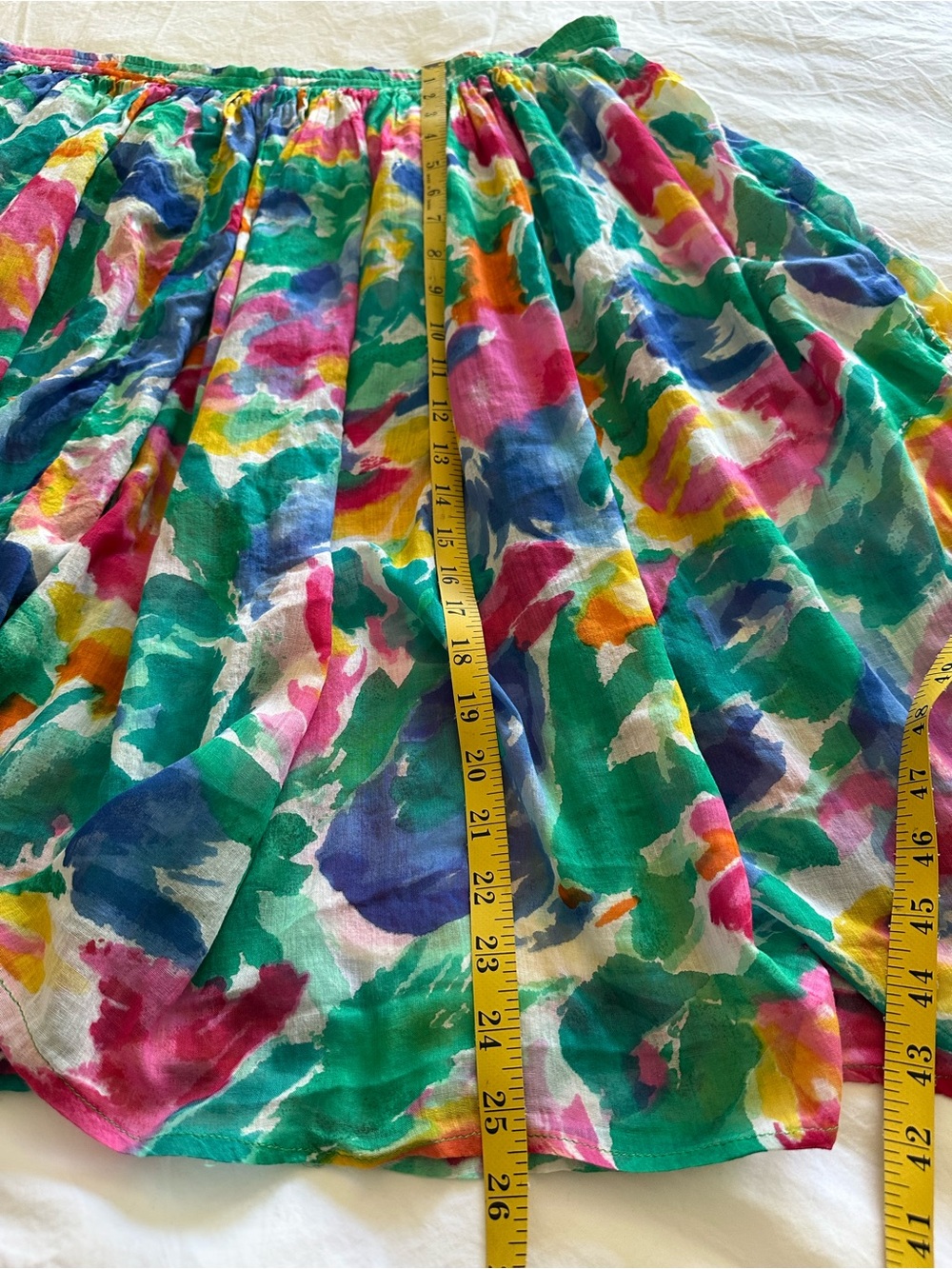 Mixit vibrant sheer skirt, size large - Picture 7 of 11